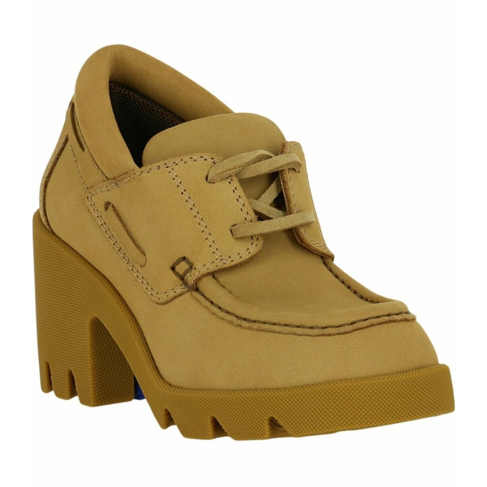 Burberry Tan Heeled Boots